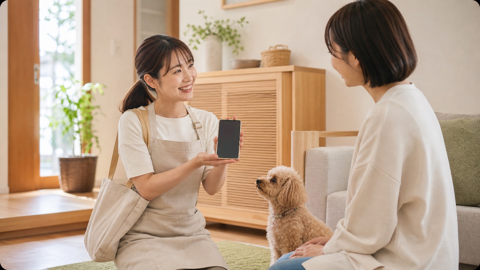ペットシッターの報告